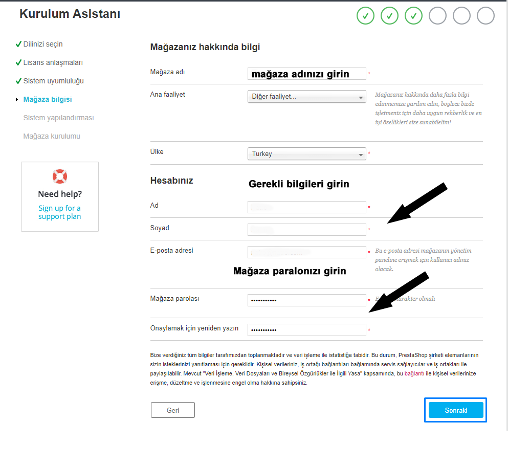 ücrersiz e-ticaret sitesi