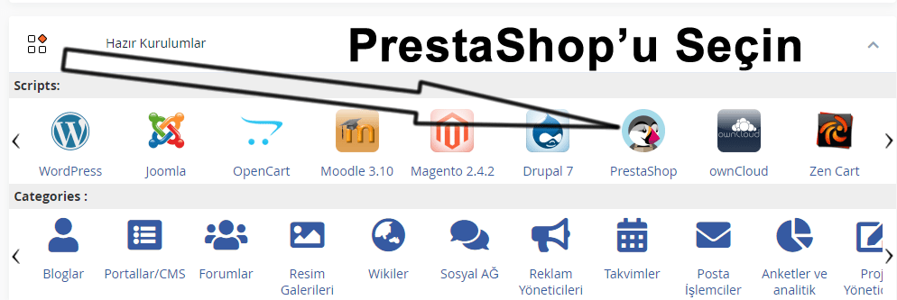 prestashop_kurulum