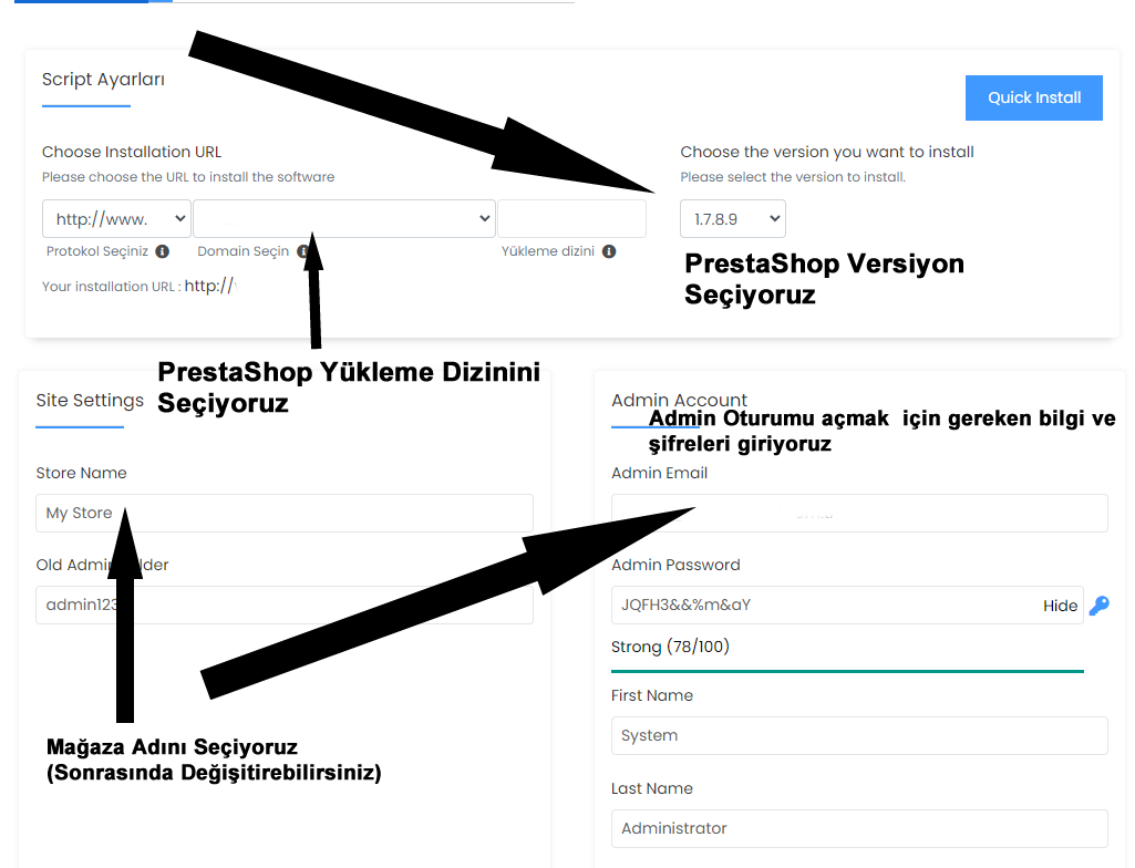 ücretsiz e-ticaret sitesi kurmak